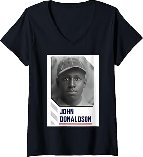 Womens John Donaldson Classic Era Ballot V-Neck T-Shirt