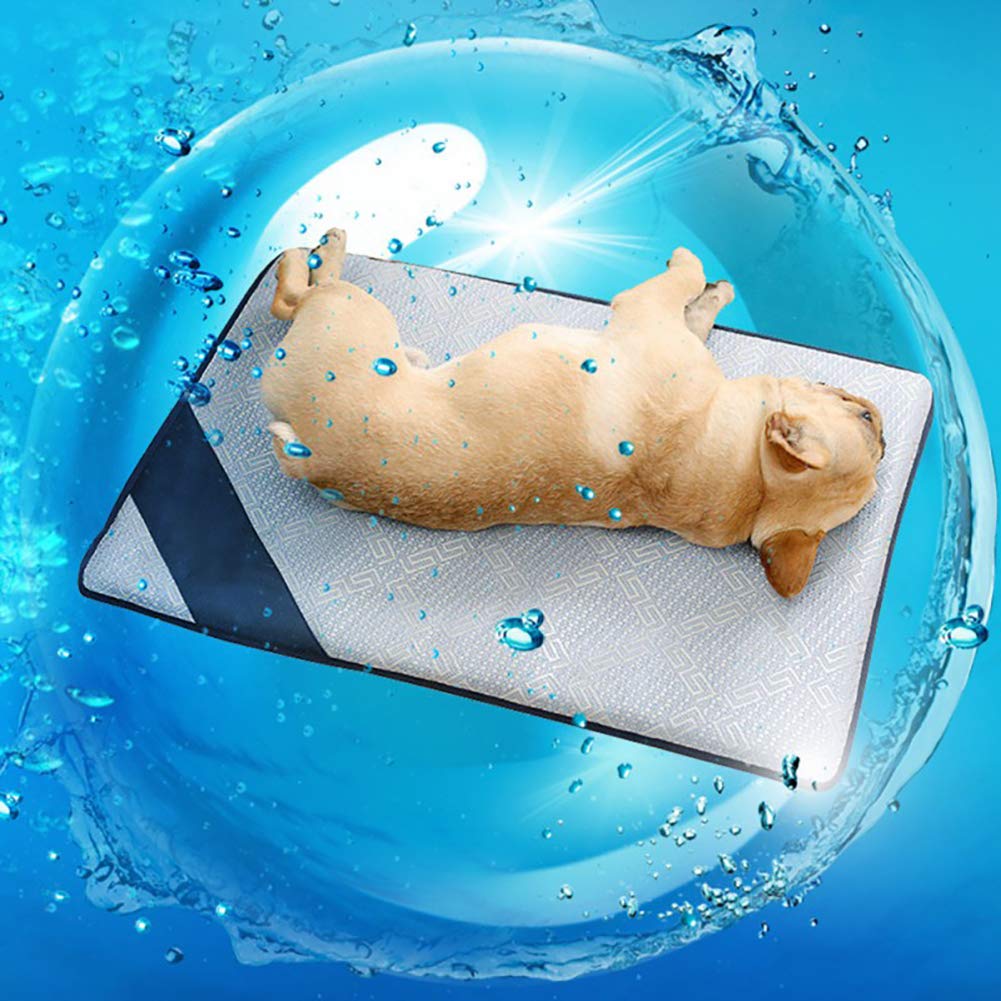 Tapis de refroidissement pour chiens durable et couverture rafraîchissante anti-glisse chat