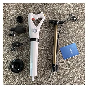 GOUDAN-QIU Pneumatische plunger gereedschapsset, lediging dominante boorpistool plunjer, afneembare component riool pomp…