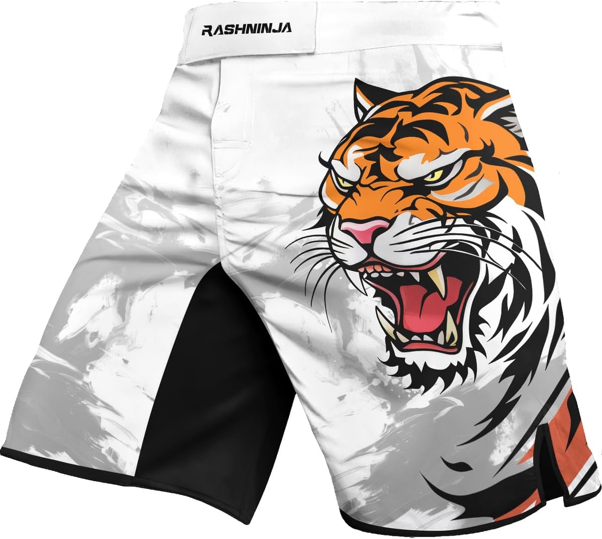 Tiger Jiu Jitsu Shorts Men's Fight Shorts MMA BJJ Boxing Combat Grappling Kickboxing No Gi
