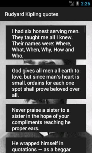 Rudyard Kipling quotes