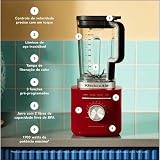 Liquidificador Pure Power KitchenAid 10 Velocidades 2L Empire Red 110V — imagem 4