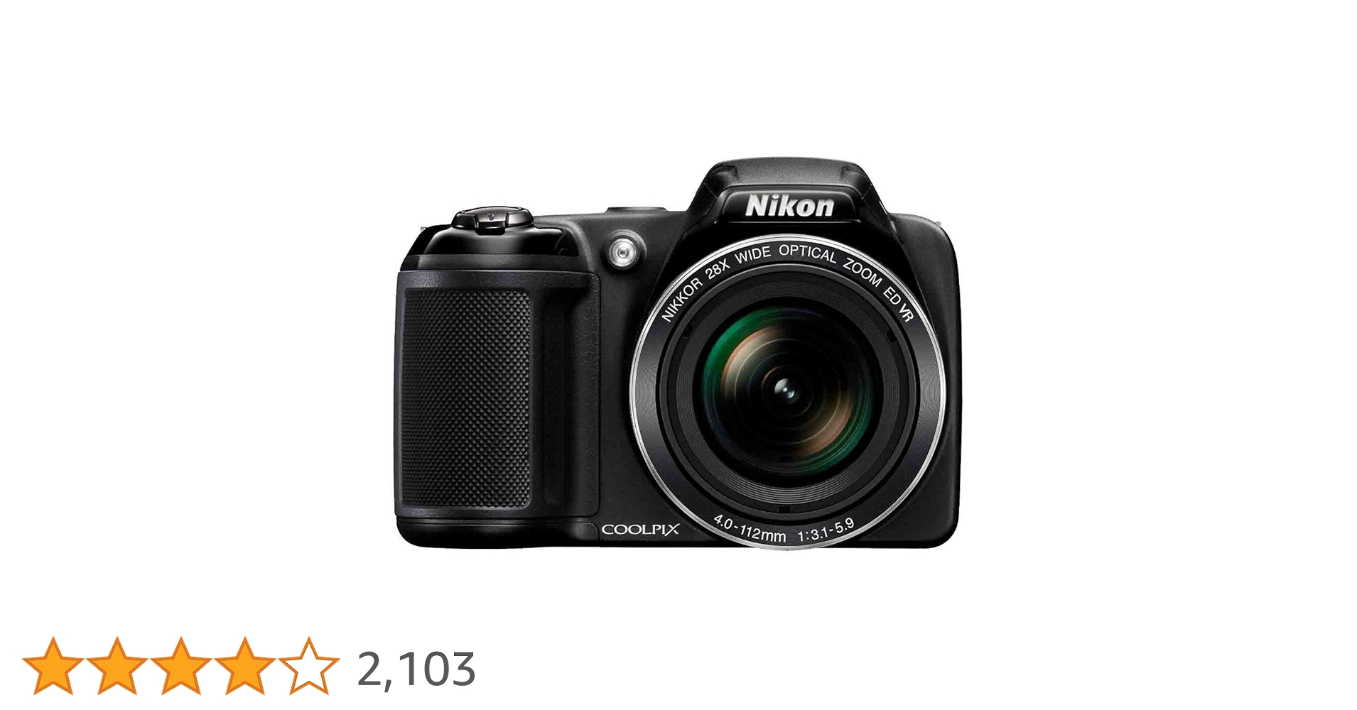 Amazon | Nikon Coolpix l340 20.2 MPデジタルカメラwith 28 x