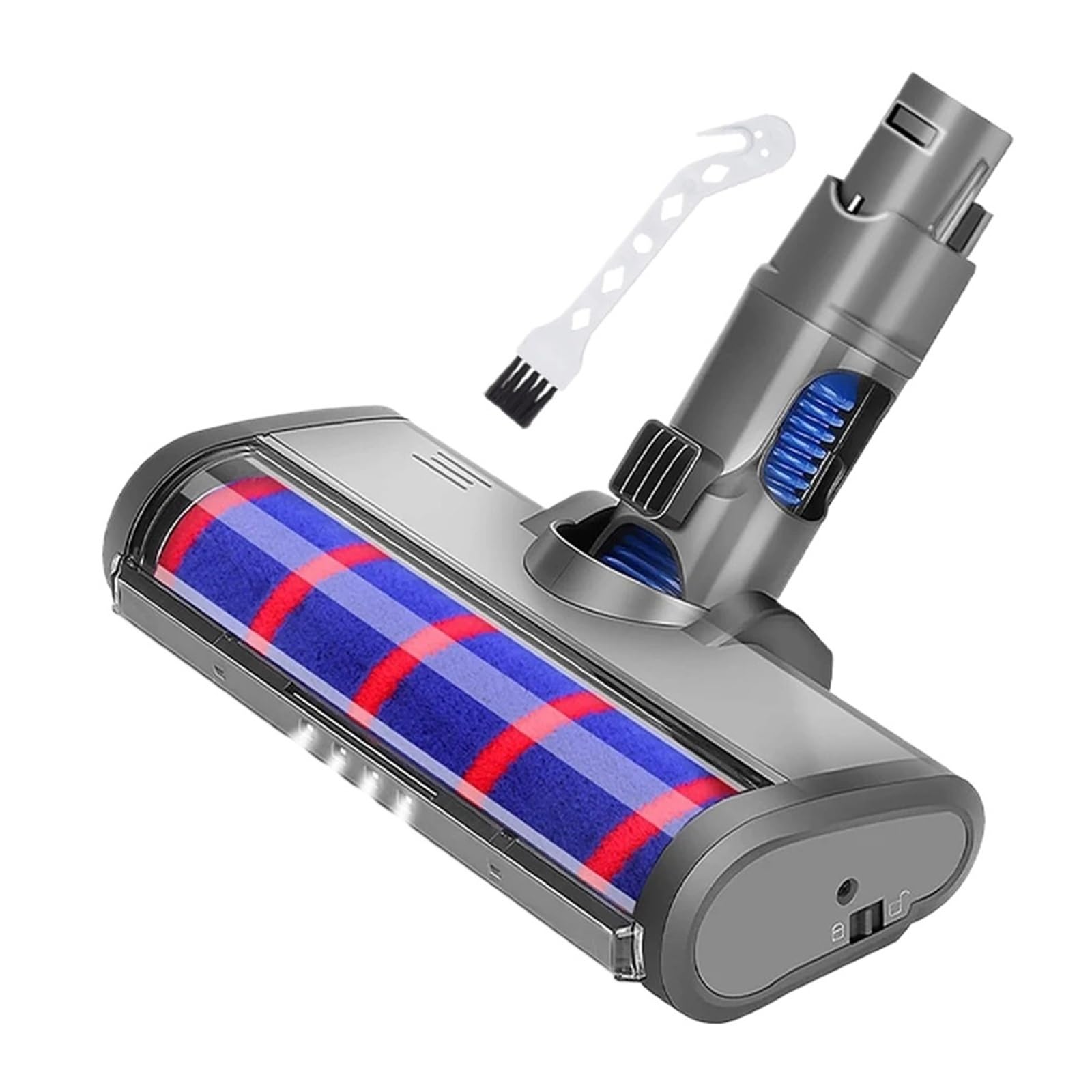 Elektryczna głowica szczotkowa do odkurzacza z miękkimi kółkami, Kompatybilny z Dyson V6 DC58 DC59 DC61 DC62