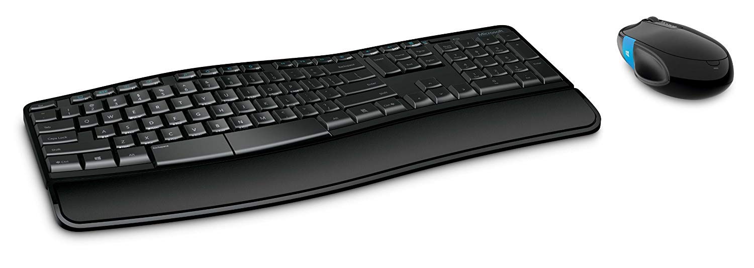 Microsoft Sculpt Comfort Desktop - USB Wireless Rf Keyboard - 104 Key - Black