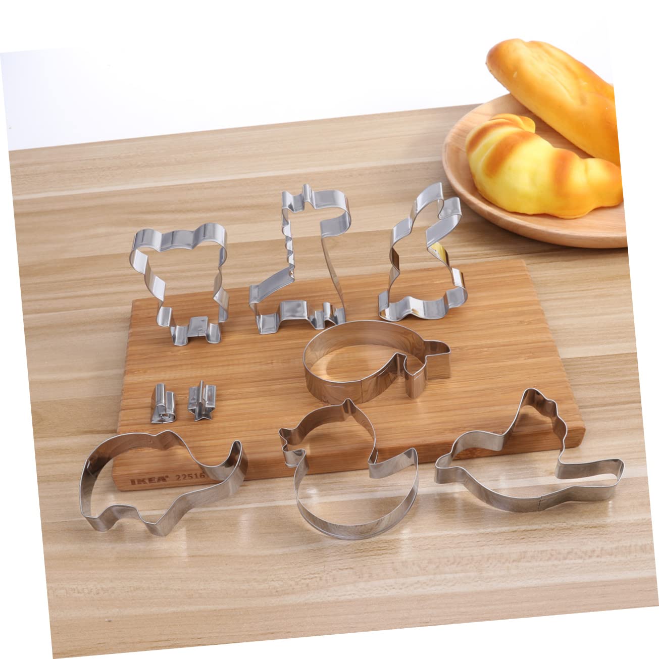 TOPBATHY 30 Pièces moule a gateau emporte-pièce coeur biscuit emporte-pièces d'été Crêpe formes d'emporte-pièces pochoirs pour enfants moule à cakesicles emporte-pièces en acier inoxydable