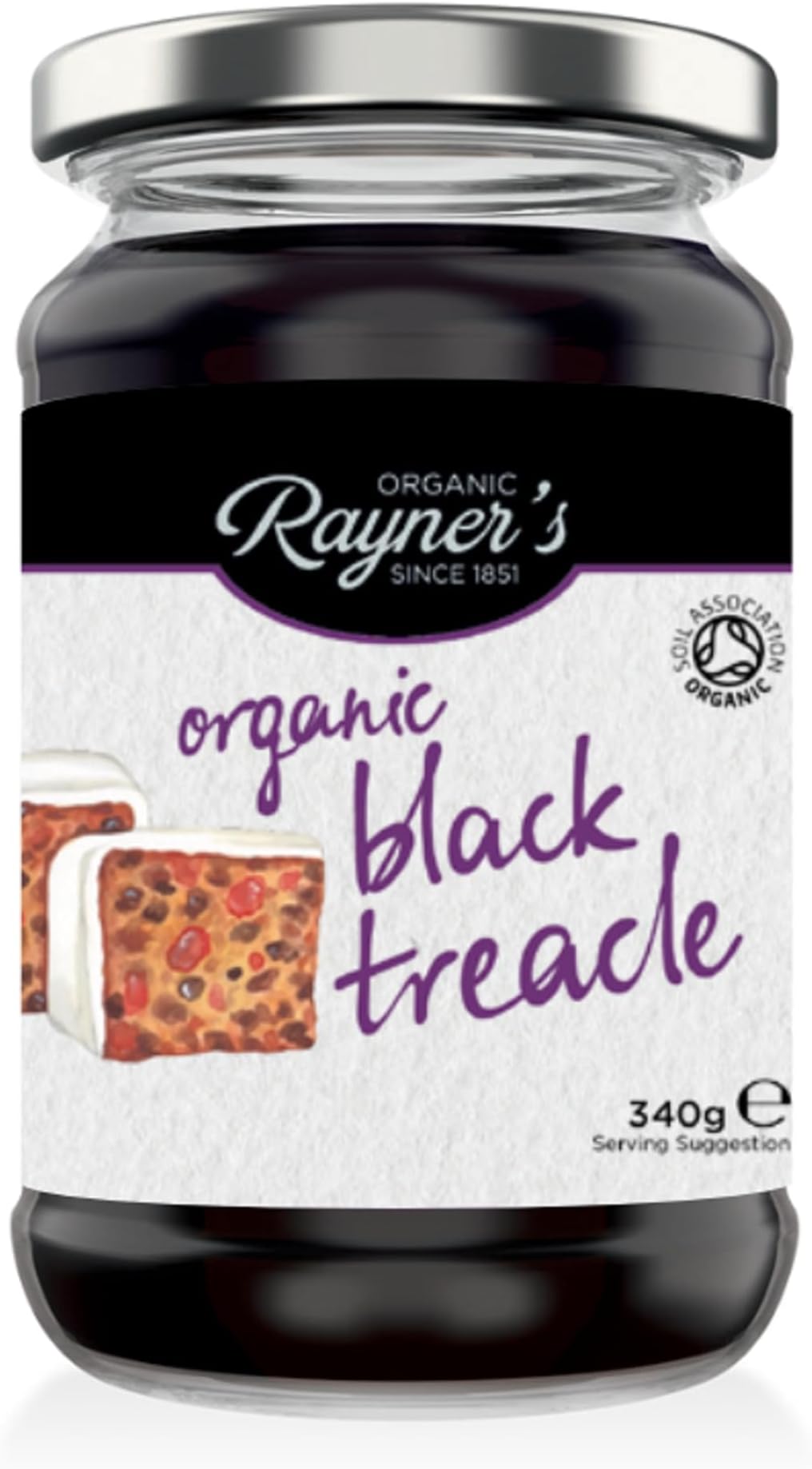 Rayner's Organic Black Treacle 340g-6 Pack