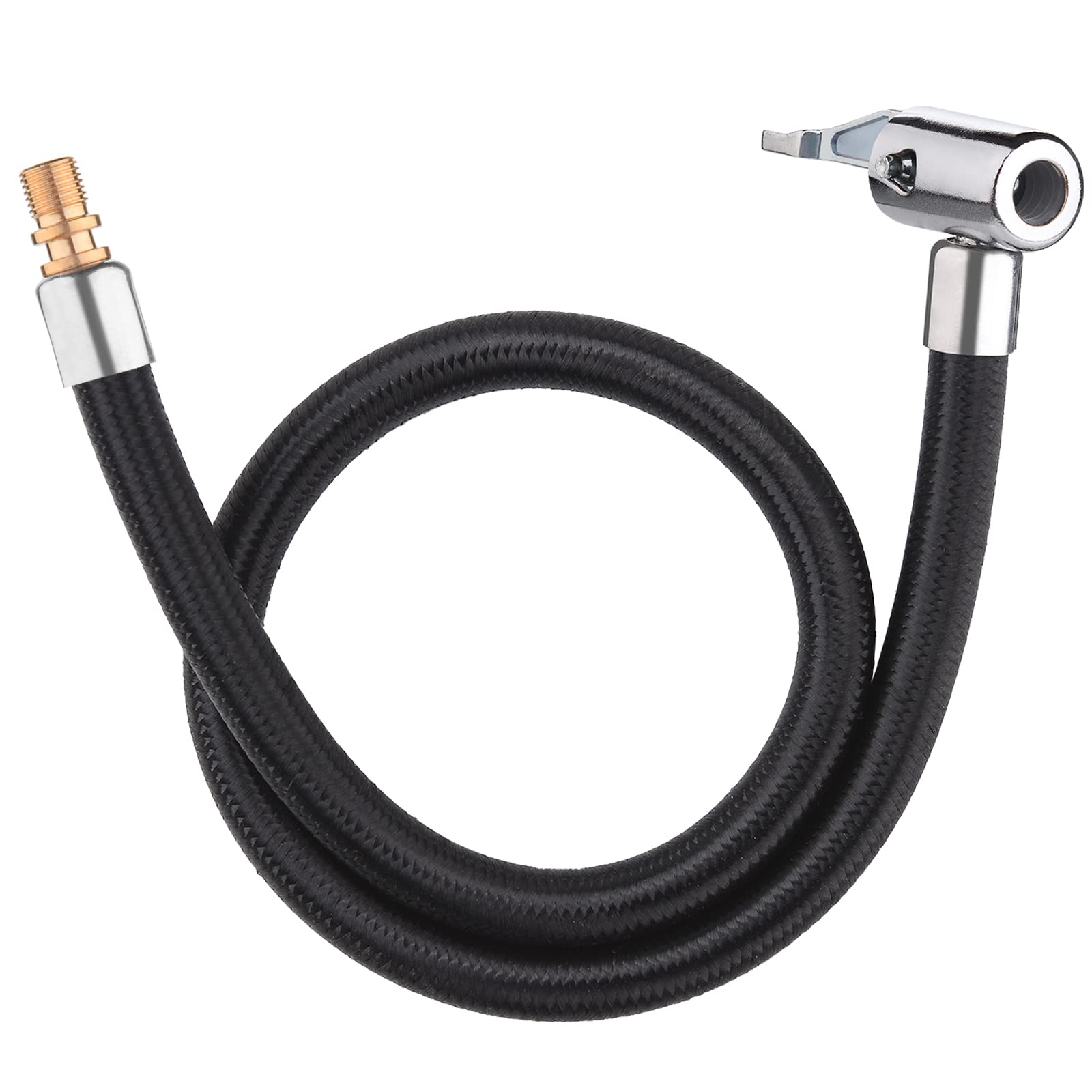 AMZLORD 2x Metalen Bandenventieladapter – Universele Luchtpompclip Voor Auto En Fiets, 5-6 Mm