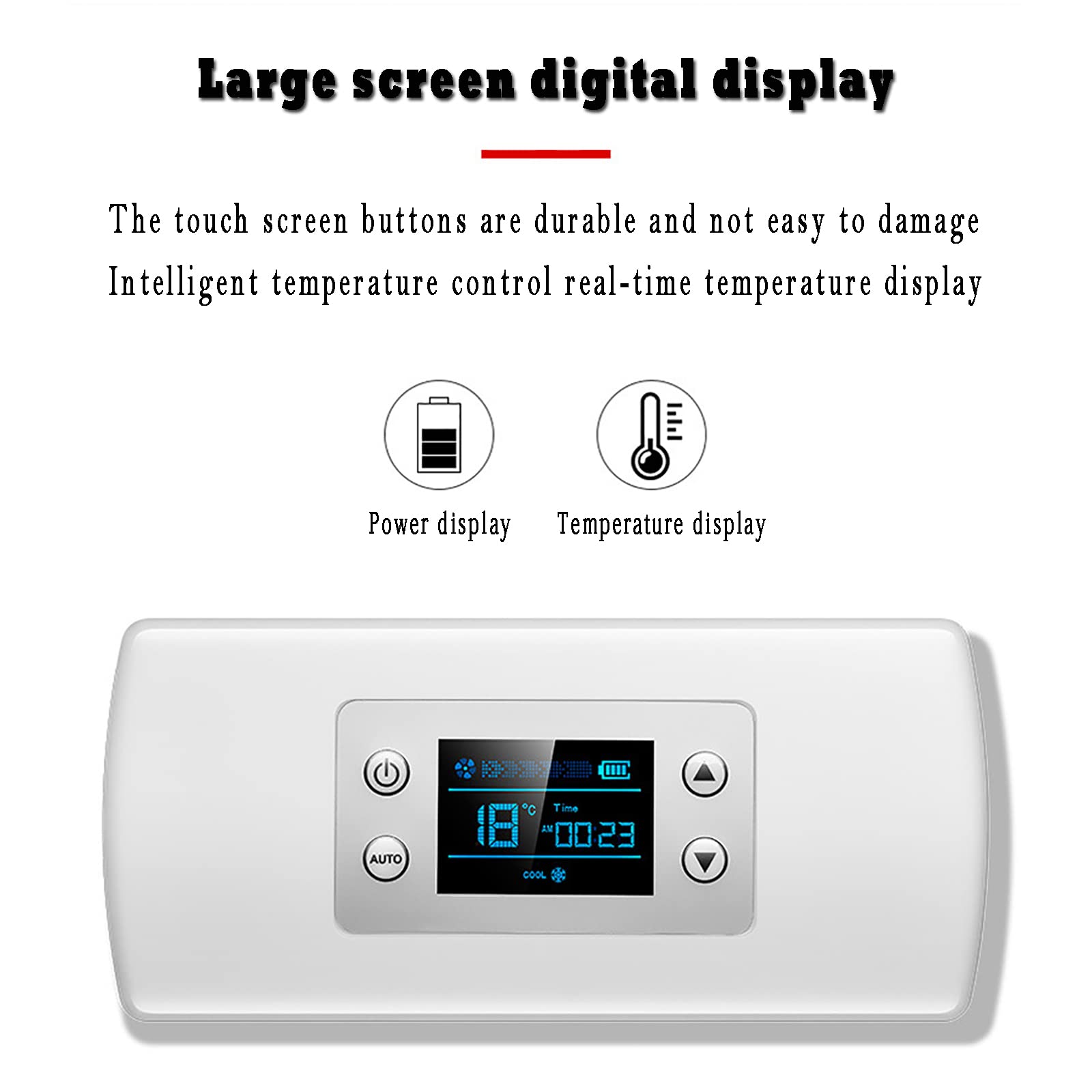 Caja Fría para Insulina, Caja Fría para Medicamentos USB con Pantalla Digital LCD, Admite Múltiples Métodos De Carga, Enfriamiento Rápido, Sistema De Alarma De Batería Baja