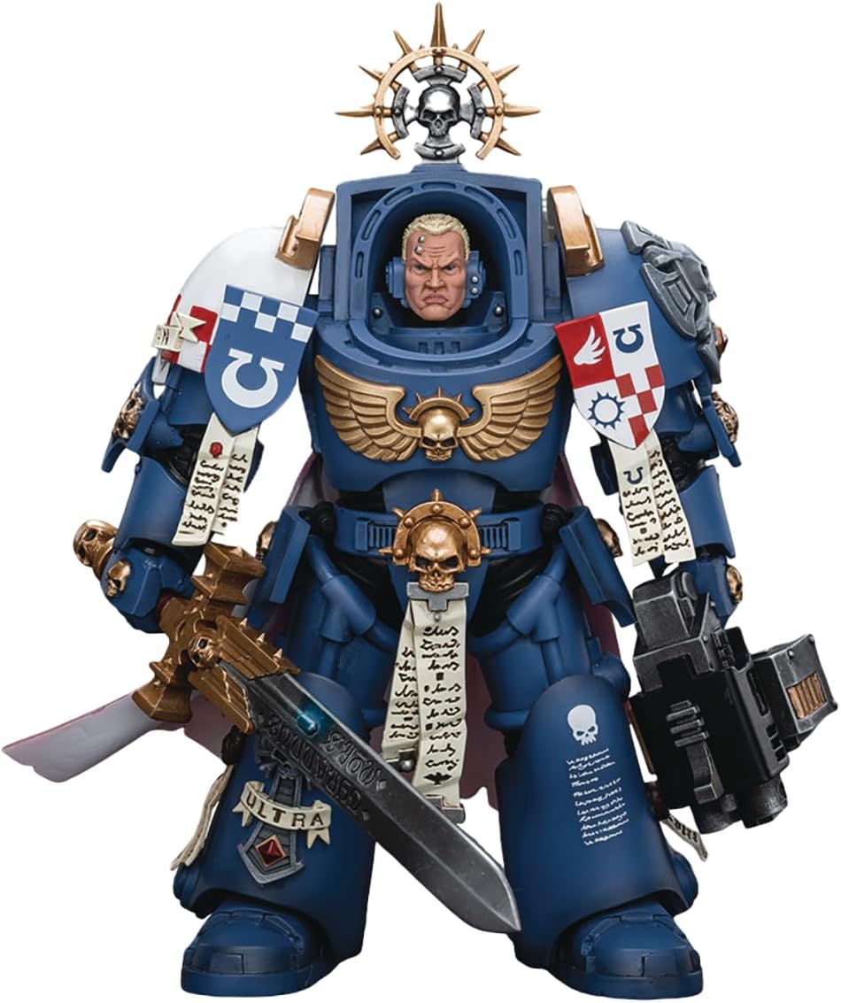 Warhammer 40k: Ultramarines Terminator Captain Severus Agemman 1:18 Scale Action Figure