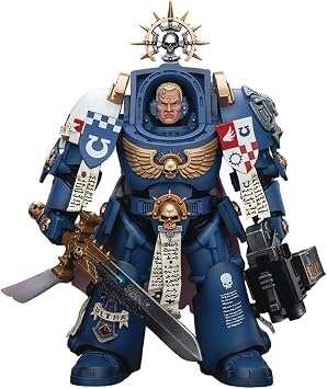Warhammer 40k Ultramarines Terminator Captain Severus Agemman 118 Scale Action Figure