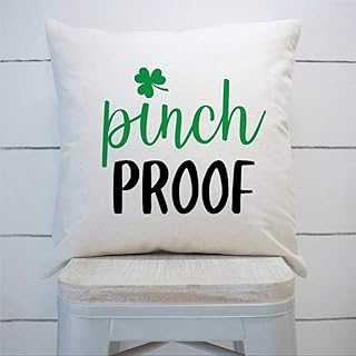 DONL9BAUER - Fundas de almohada para casa de campo a prueba de pellizcos para el día de San Patricio, decoración del día de San Padrino, funda de cojín decorativa de lino de 45 cm x 45 cm