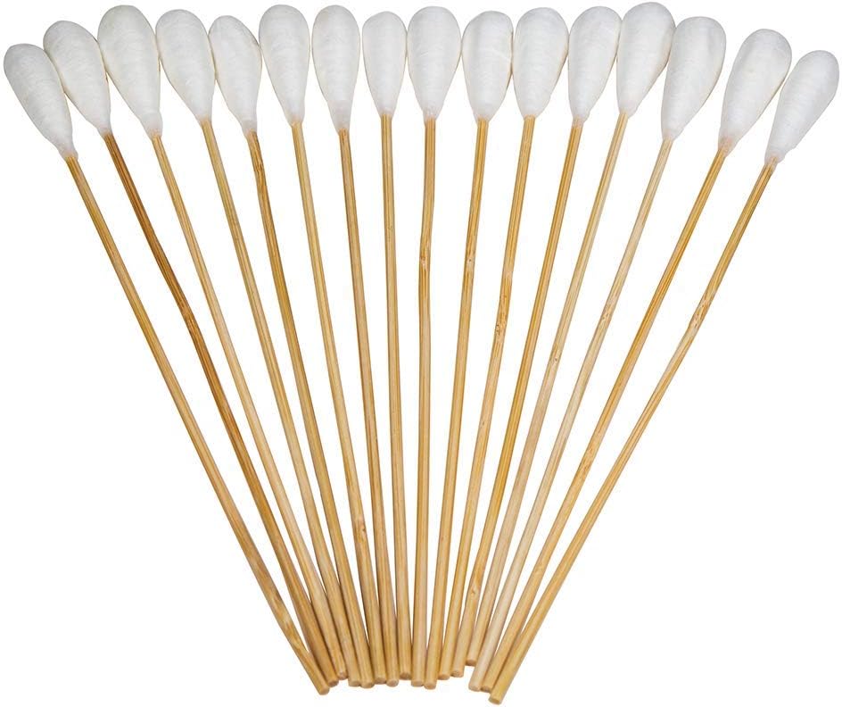 400ct Tipton Power General Cleaning Tip Swabs with Reliable Cotton Construction and 3.5" Bamboo Handle for Gun Cleaning and Maintenance