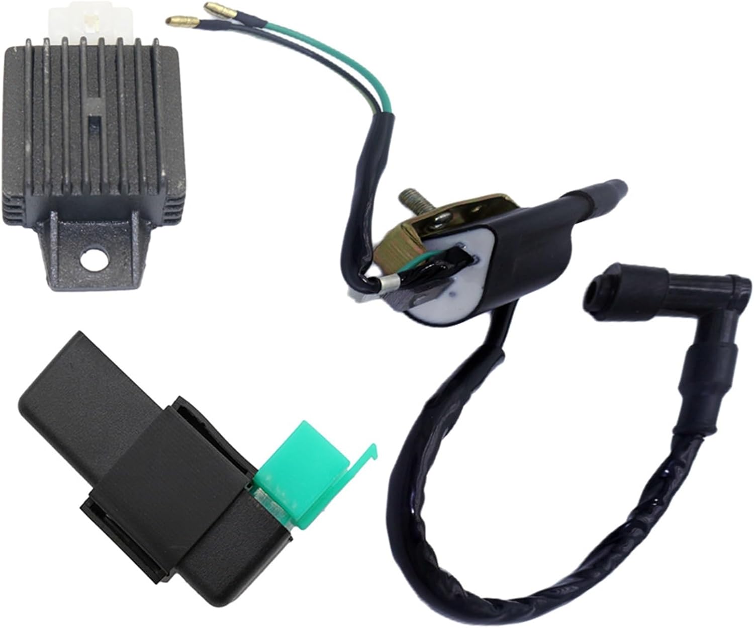 CDI 点火モジュール バイクアクセサリー 3ピース CDI 点火電圧パック 点火フルウェーブレクチファイア用