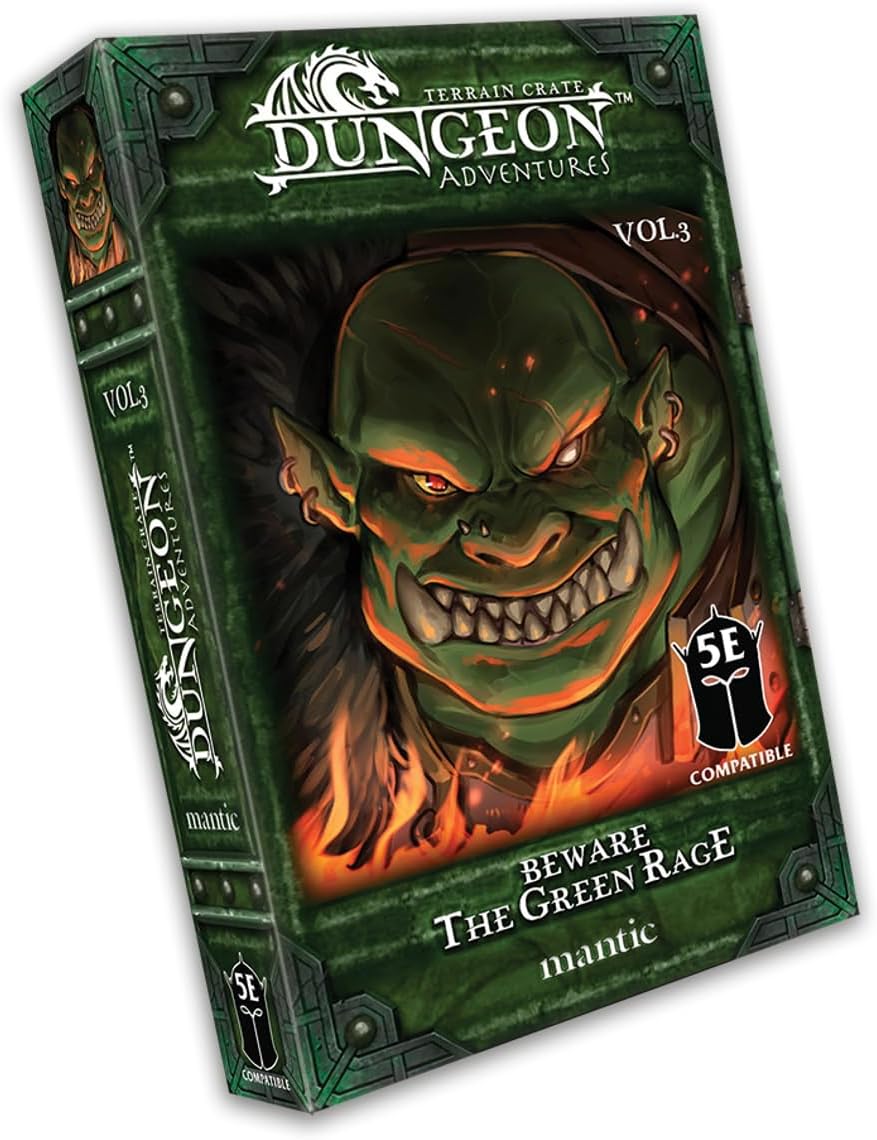 Mantic Entertainment. Terrain Crate Dungeon Adventures Vol 3: Beware The Green Rage. MGTC215