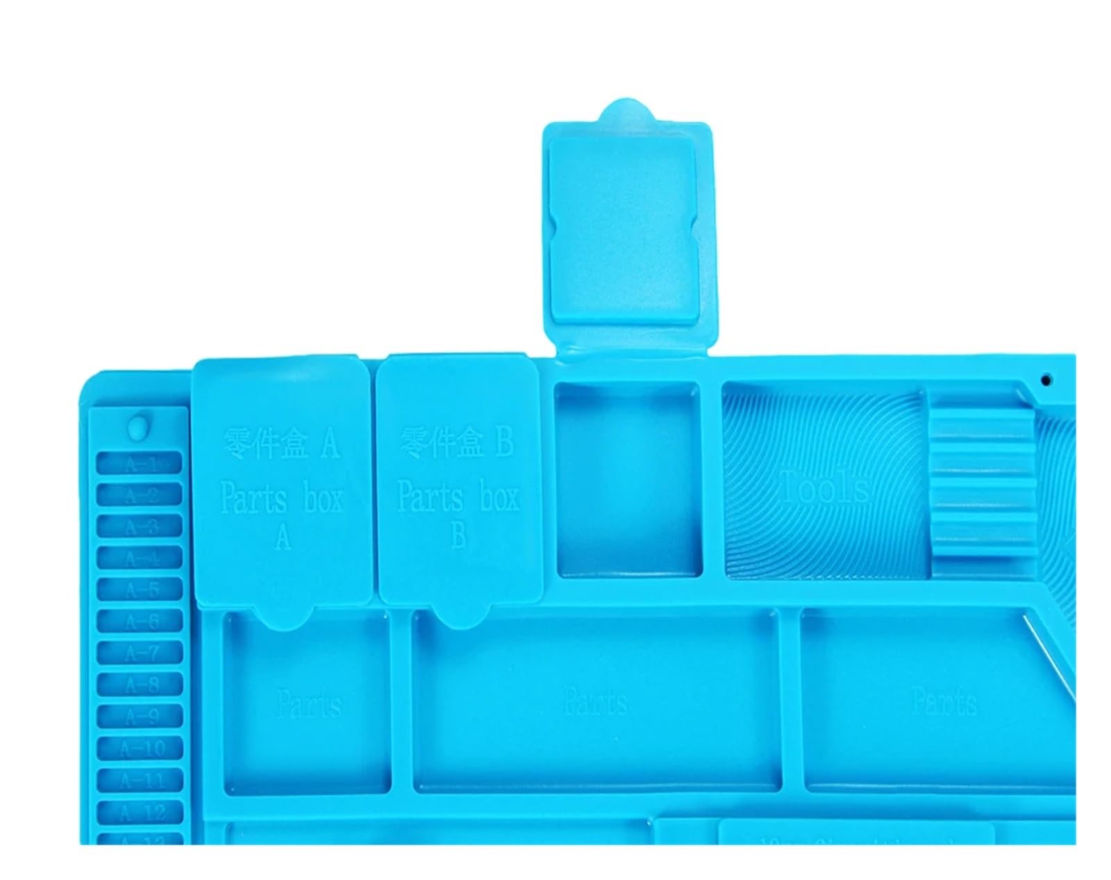 tappeti da lavoro per saldatura S-170 Tappetino da lavoro for isolamento termico 480x318mm Tappetino da scrivania in silicone resistente al calore Strumento di riparazione della piattaforma di saldatu