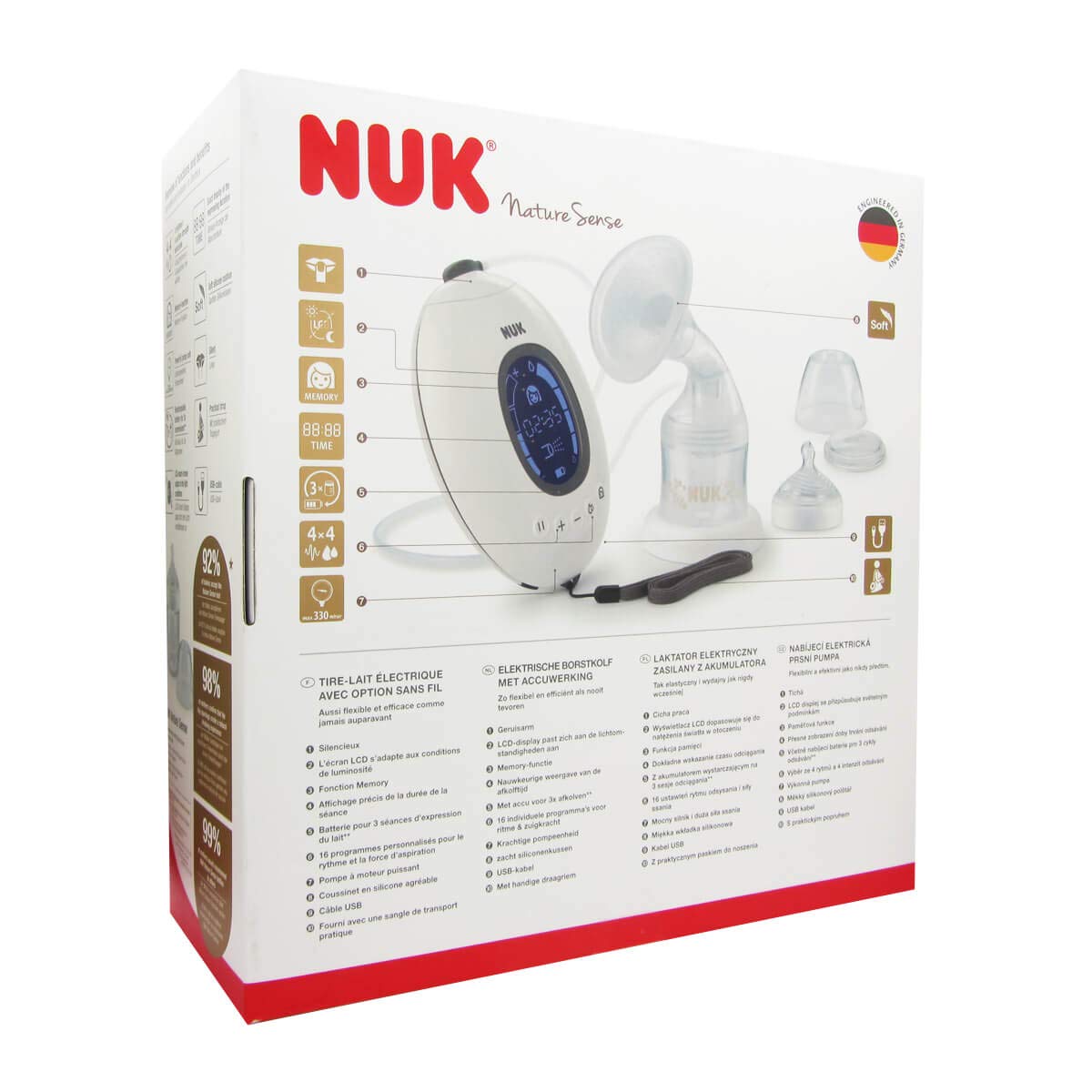 Nuk 10252130 Tiralatte Elettrico Nature Sense