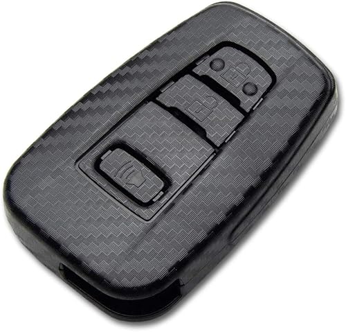 Miniatura 7 de TANGSEN Funda inteligente para llavero compatible con Toyota Avalon Camry Corolla Hatchback C-HR Prius Prime RAV4 2 3 4 botones sin llave control