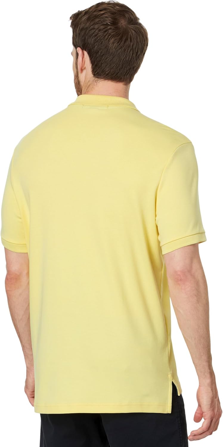 U.S. Polo Assn. Men's Solid Short Sleeve Interlock Polo Shirt, Golf Shirts for Men, Business Casual Polos - Image 2