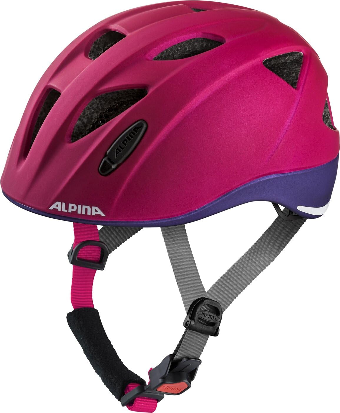 ALPINA Ximo L.E. - Leichter, Sicherer & Bruchfester Fahrradhelm, mit optionalen LED-Licht, Für Kinder