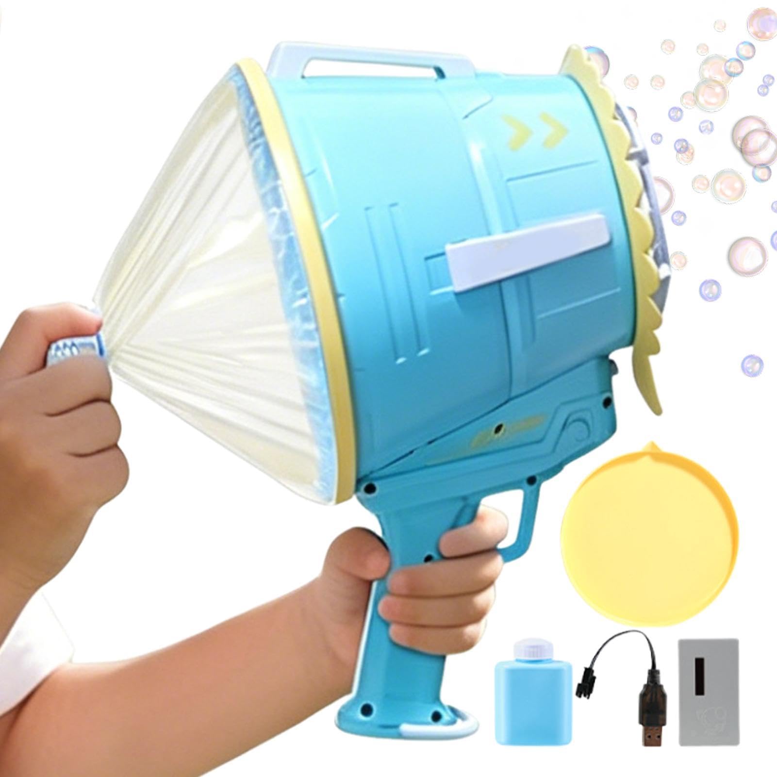Macchina per bolle per bambini, giocattolo estivo per esterni | Giocattolo soffiatore di bolle per bambini per ragazzi e ragazze, asilo, compleanni, vacanze, giardino, parco, picnic