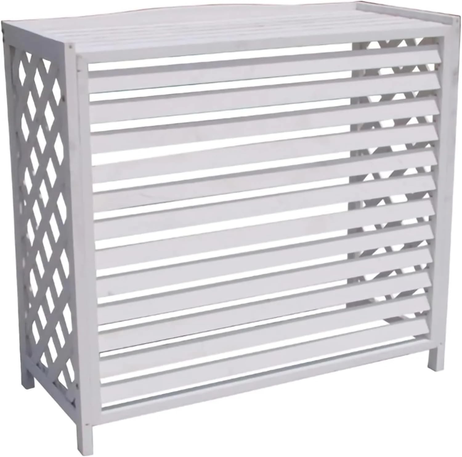 Copertura Per Motore Aria Condizionatore 9/12 In Legno Bianco 80x47x77 Anticorrosione