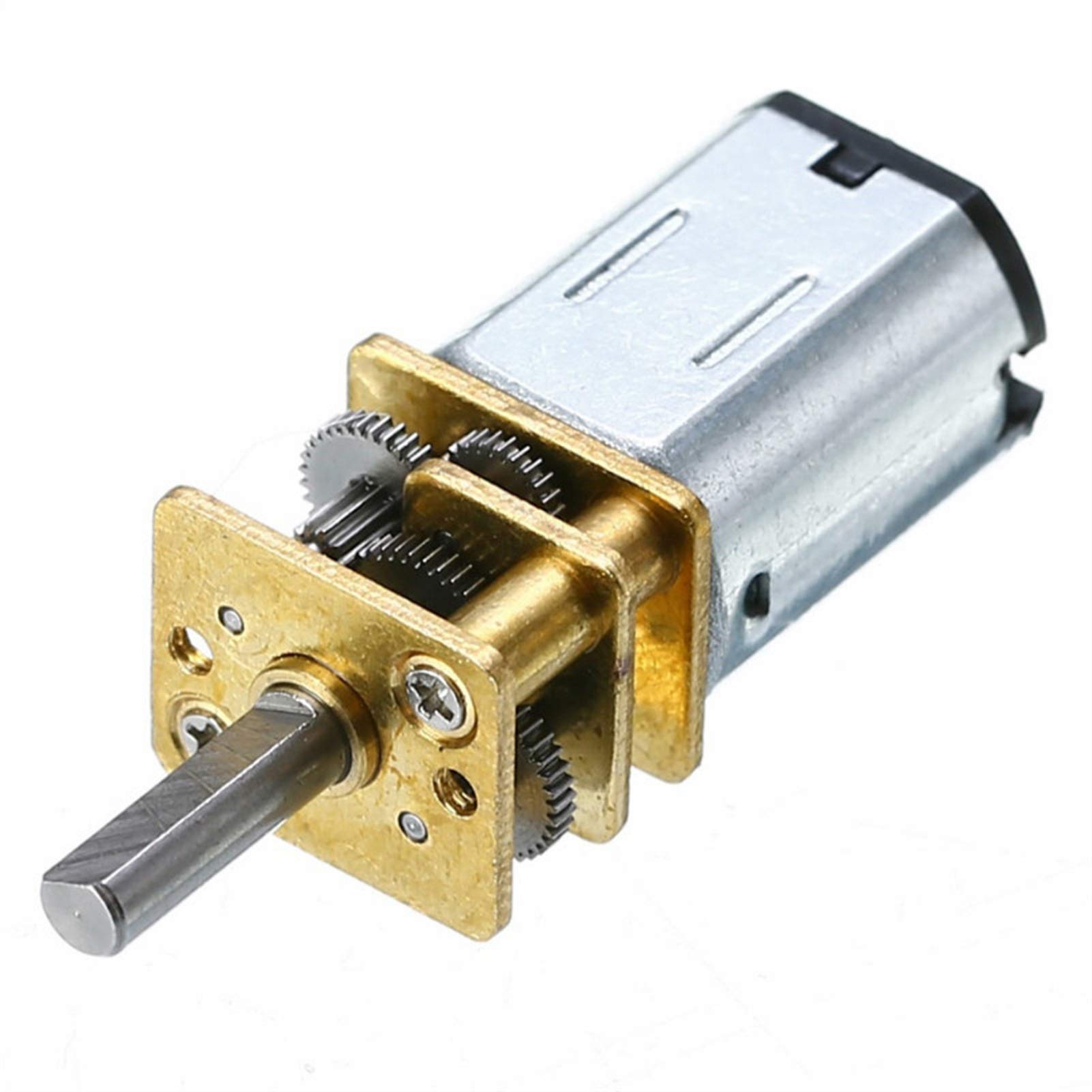 Mini Moteur à Courant Continu Réducteur - 6V, 5/100 RPM - Boîte De Vitesses Plastique - Pour Projets DIY, Jouets, Science