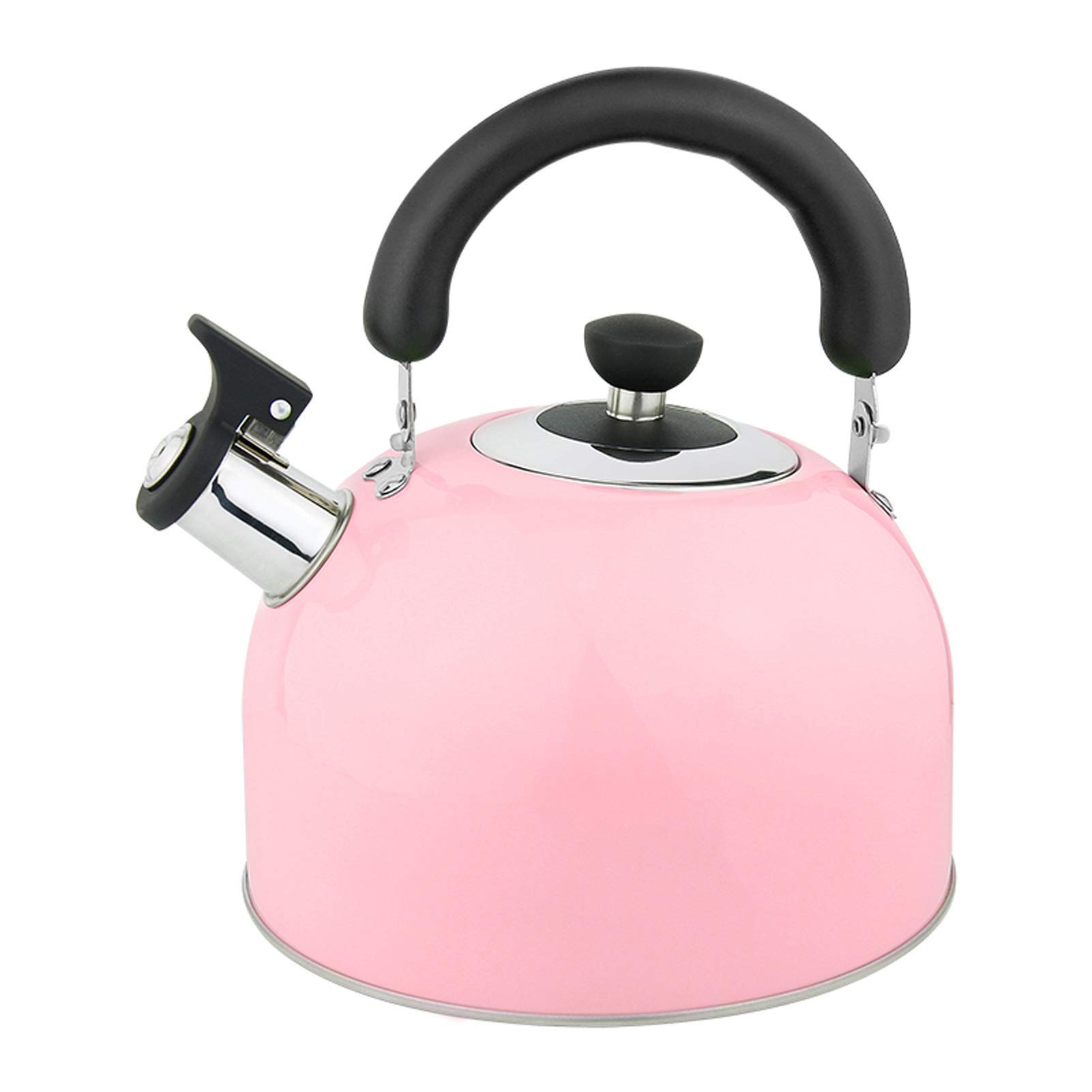 Bouilloire sifflante grand volume avec base stable octopus et manche thermo-résistant