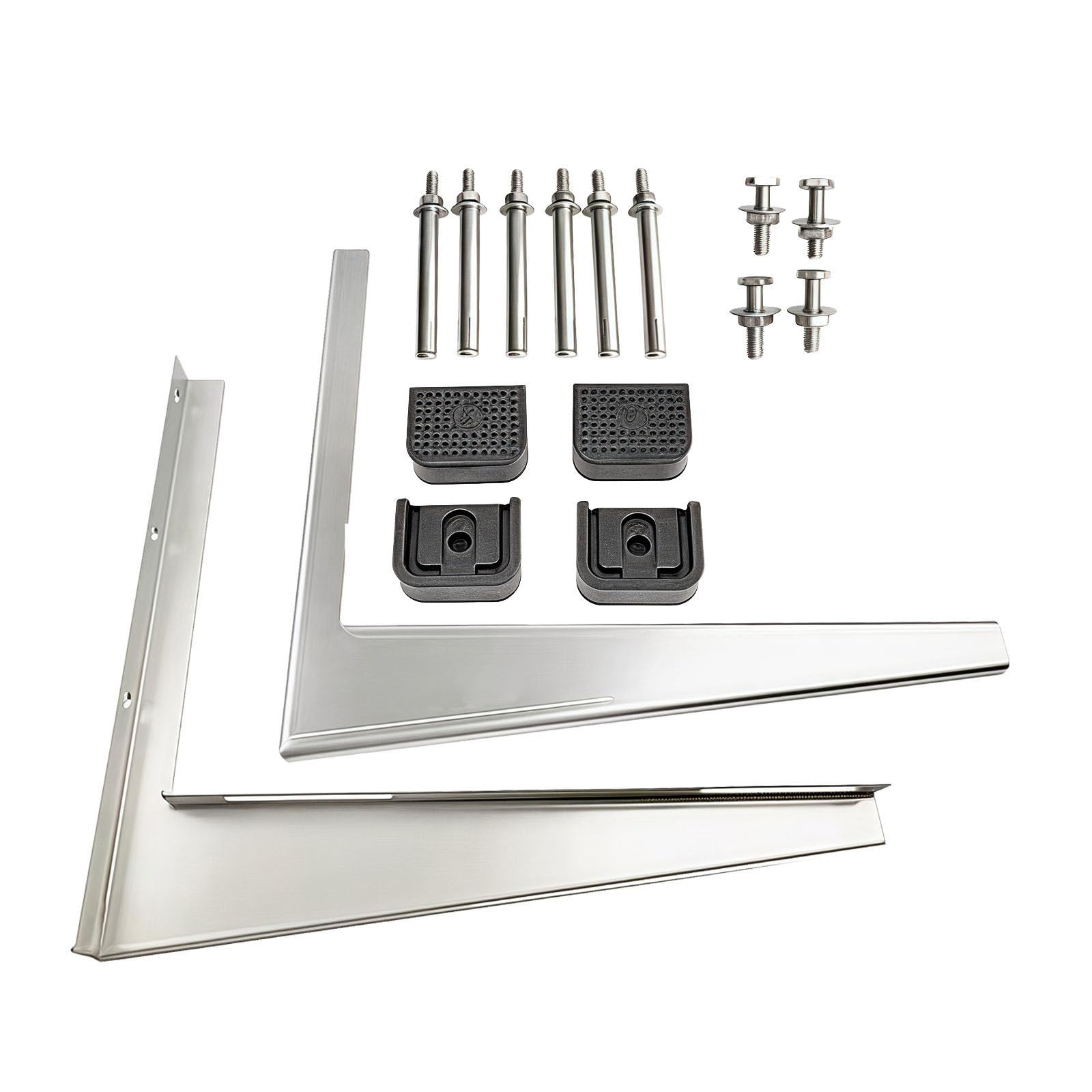 Support mural climatiseur extérieur mini split inox 304 robuste 54x48cm