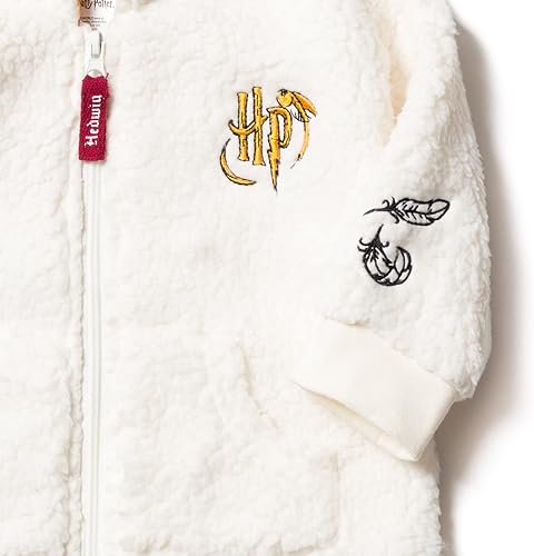 Miniatura 5 de Harry Potter Hedwig - Disfraz de vellón con cremallera para recién nacidos a niños pequeños