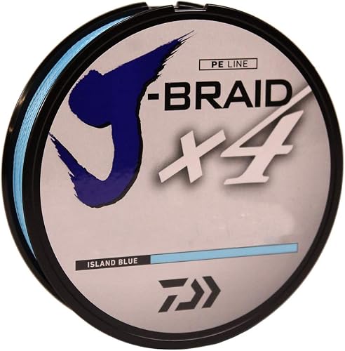 Daiwa Jb4u20-150ib Lisse de pêche Unisexe, Bleu île, 9 kg