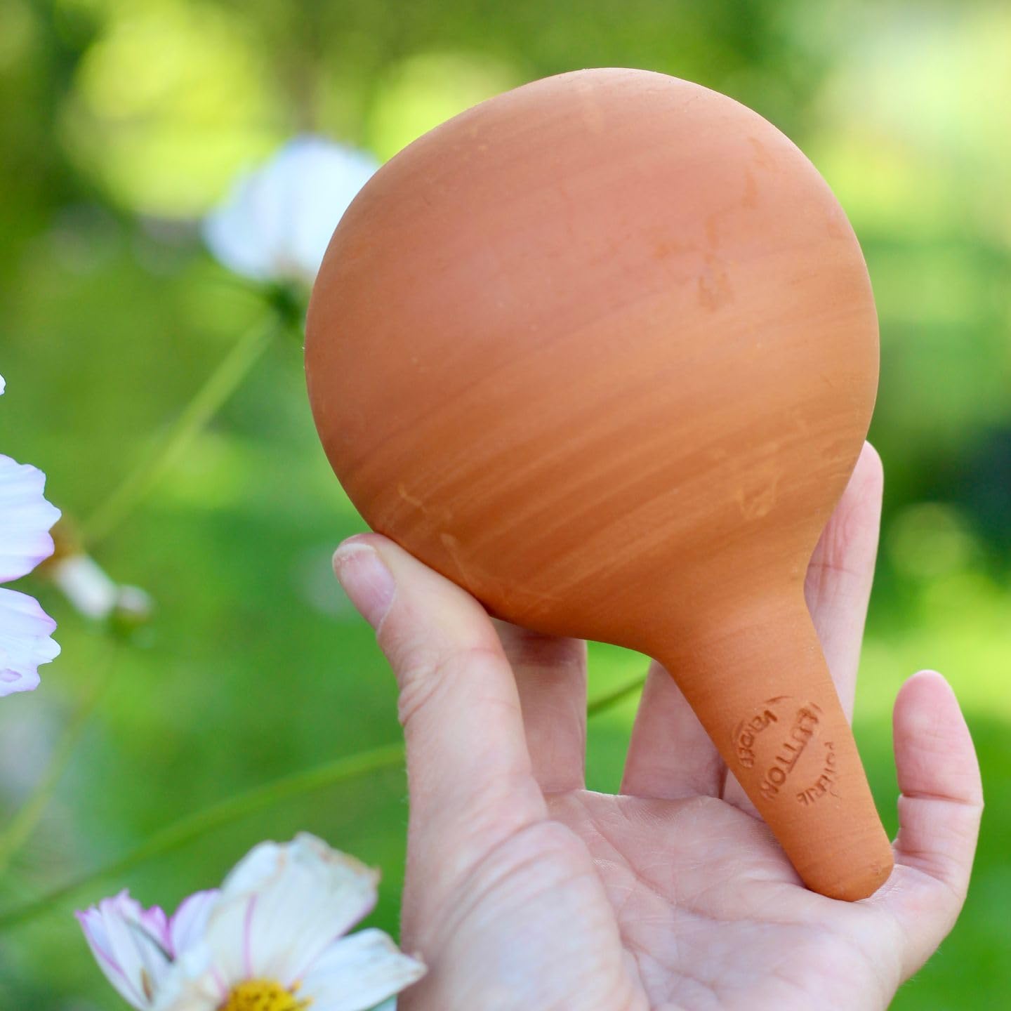 Coffret Ollas à Planter Décoré — Mini Olla 25 cl + Olla Rouge 40 cl + Olla Blanche 40 cl — Plantes d’Intérieur et Aromatiques — Fabrication Artisanale Française — Terre Cuite