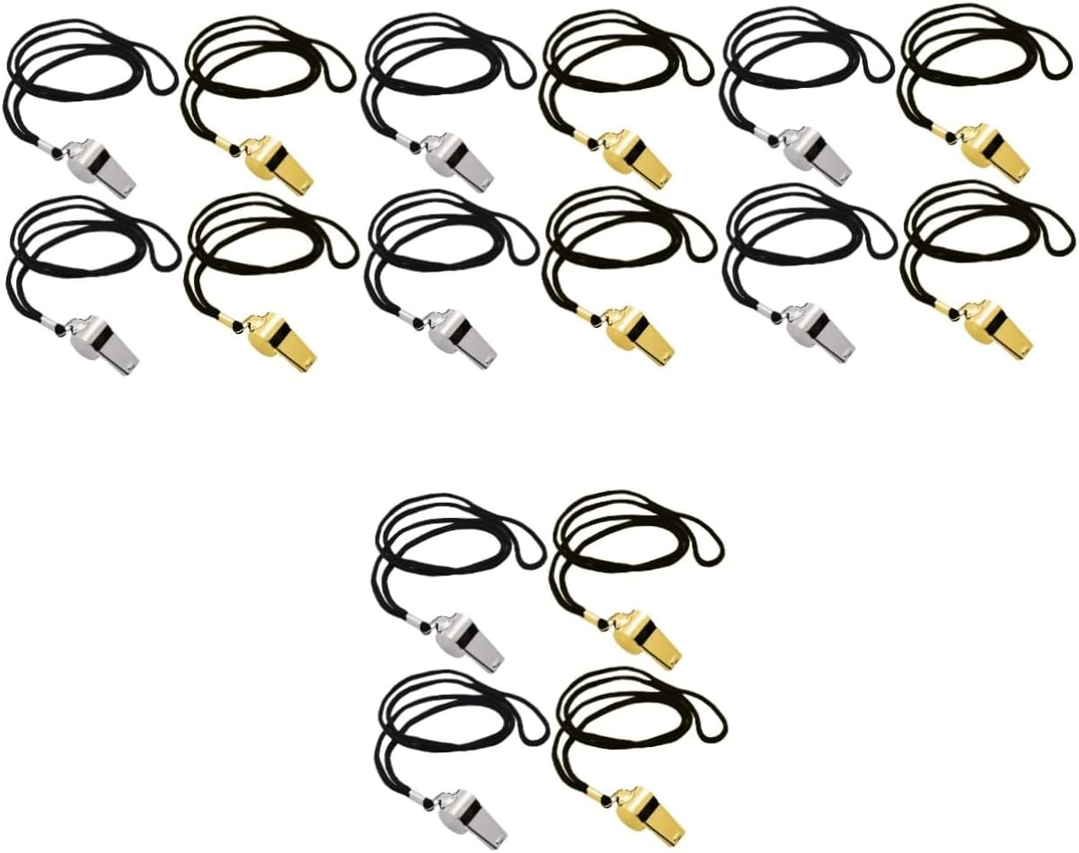 Toddmomy Referee Whistle Loud Safety Whistle Lifeguard Whistles Survival Whistle Outdoor Whistle Portable