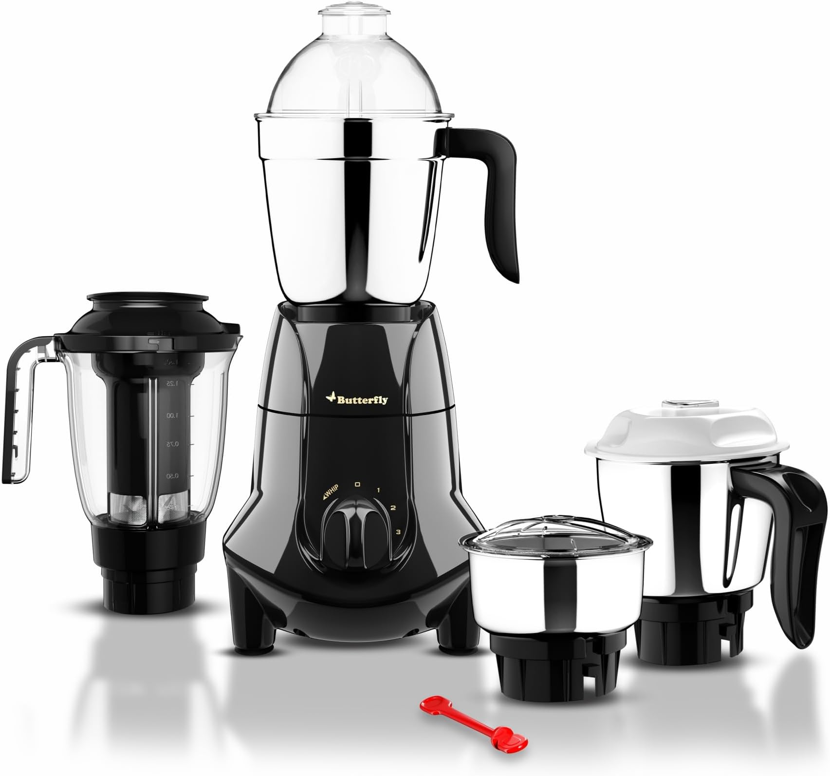 Butterfly Jet Elite Mixer Grinder 750W, 4 Jars (Grey)