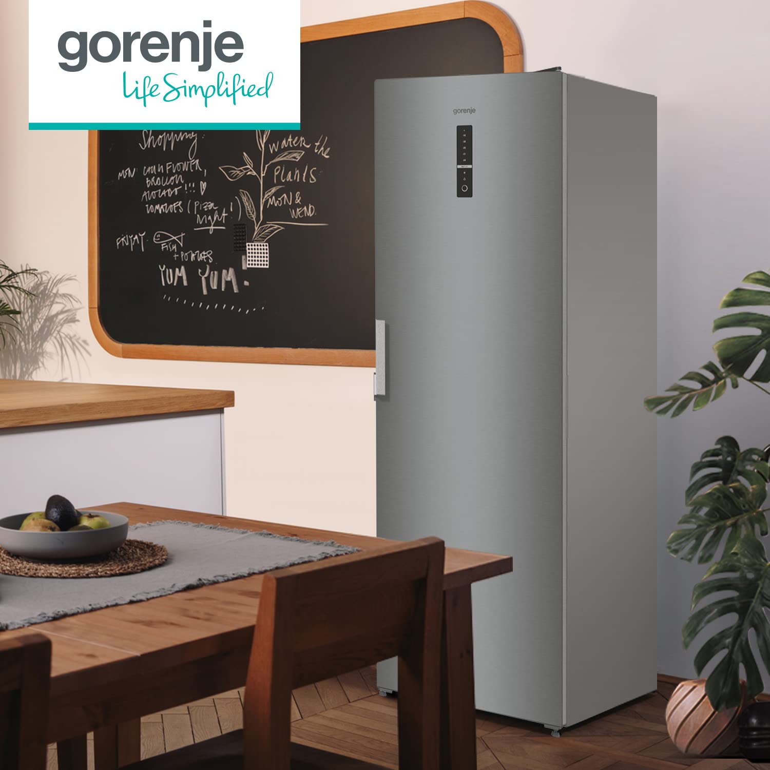 Gorenje FN6192PX congélateur Autoportante 243 L E Acier inoxydable