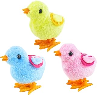 MUSISALY 3 peças de brinquedos de pelúcia de desenho animado amarelo de pelúcia pintinho felpudo brinquedo surpresa enchimento de ovo animal brinquedo de corda relógio brinquedos de corda de corda pintinho de desenho animado animais ovo