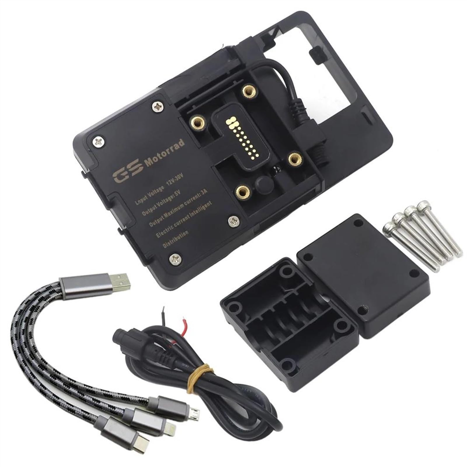 Motorcycle Modified GPS Navigation Bracket Support for MT09 Tracer 900 FJ-09 2016 2017(Navigation Bracket)