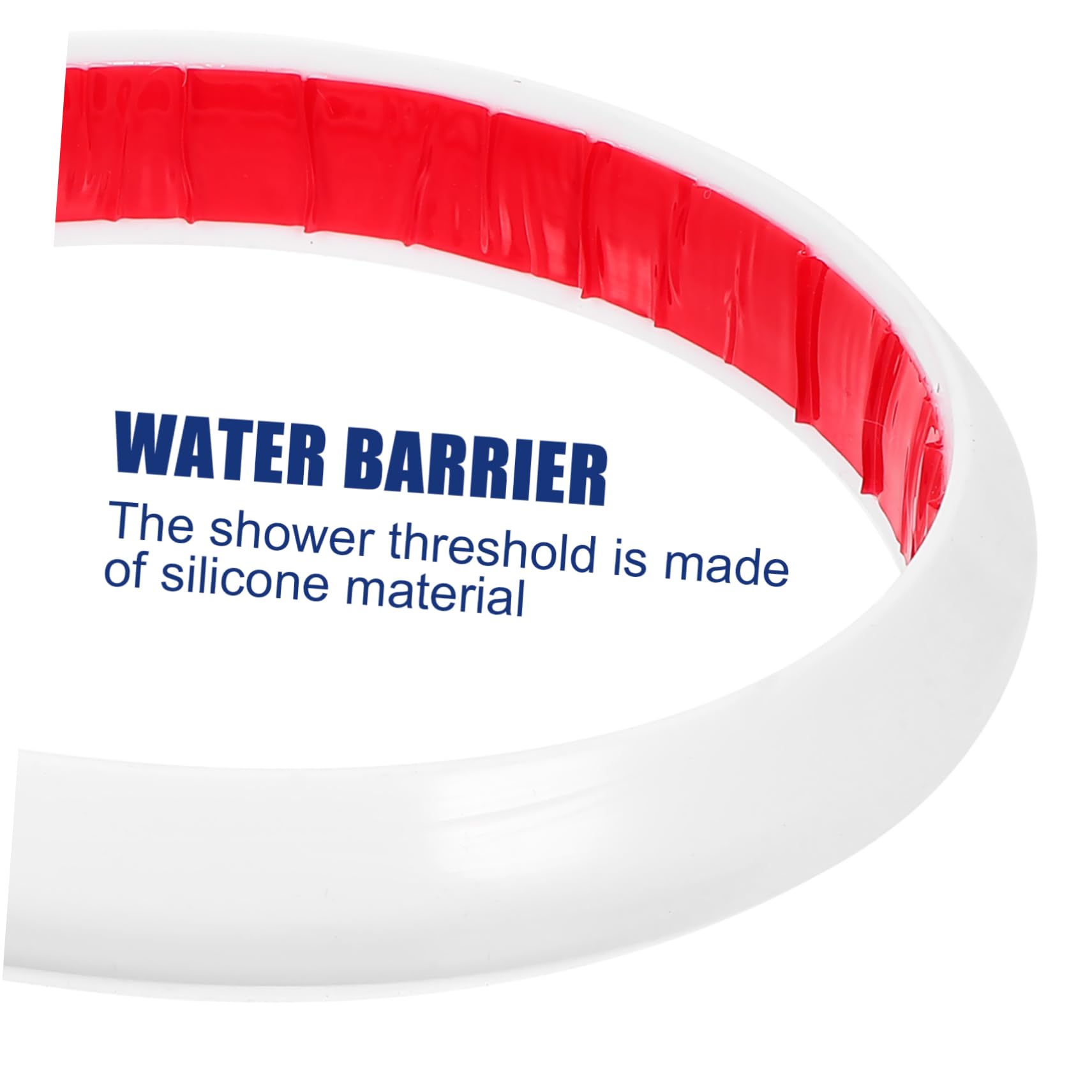 AUTSUPPL Self-Adhesive Water Retaining Strip Shower Drain Stopper Kitchen Sink Water Barrier Bath Splash Guard 50cm