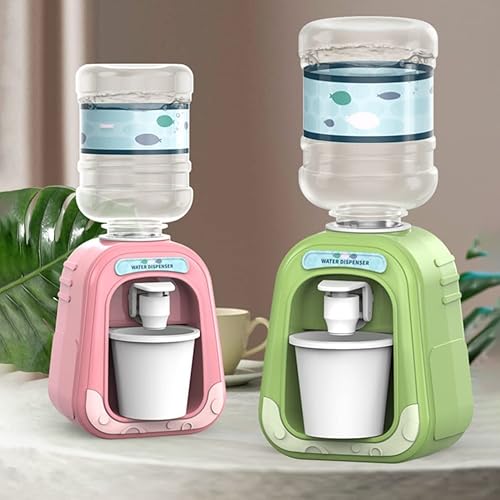 Miniatura 4 de Kisangel Juguetes para niños, juguetes para niñas, 1 juego de mini dispensador de agua de simulación, fuente de agua, juguete dispensador de agua,