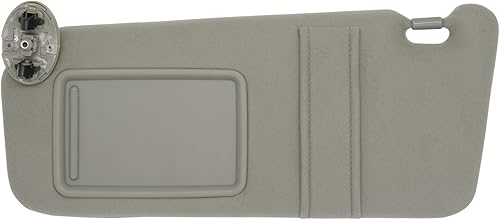 Miniatura 8 de Visera solar del lado izquierdo del conductor sin luz compatible con Toyota Camry 2007 2008 2009 2010 2011 Número de repuesto 74320-06780-E0 color