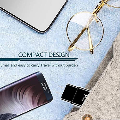 Fast Charging Block, Usb Adaptive Fast Charger Box Android Cell Phone Wall Quick Tablet Charger Plug Adapter Compatible Samsung Galaxy S10 S9 S8 S7 M10 A10E J7 Note8 9 / G7 Plus Ep-Ta20Jbe (2 Pack) #TOP3