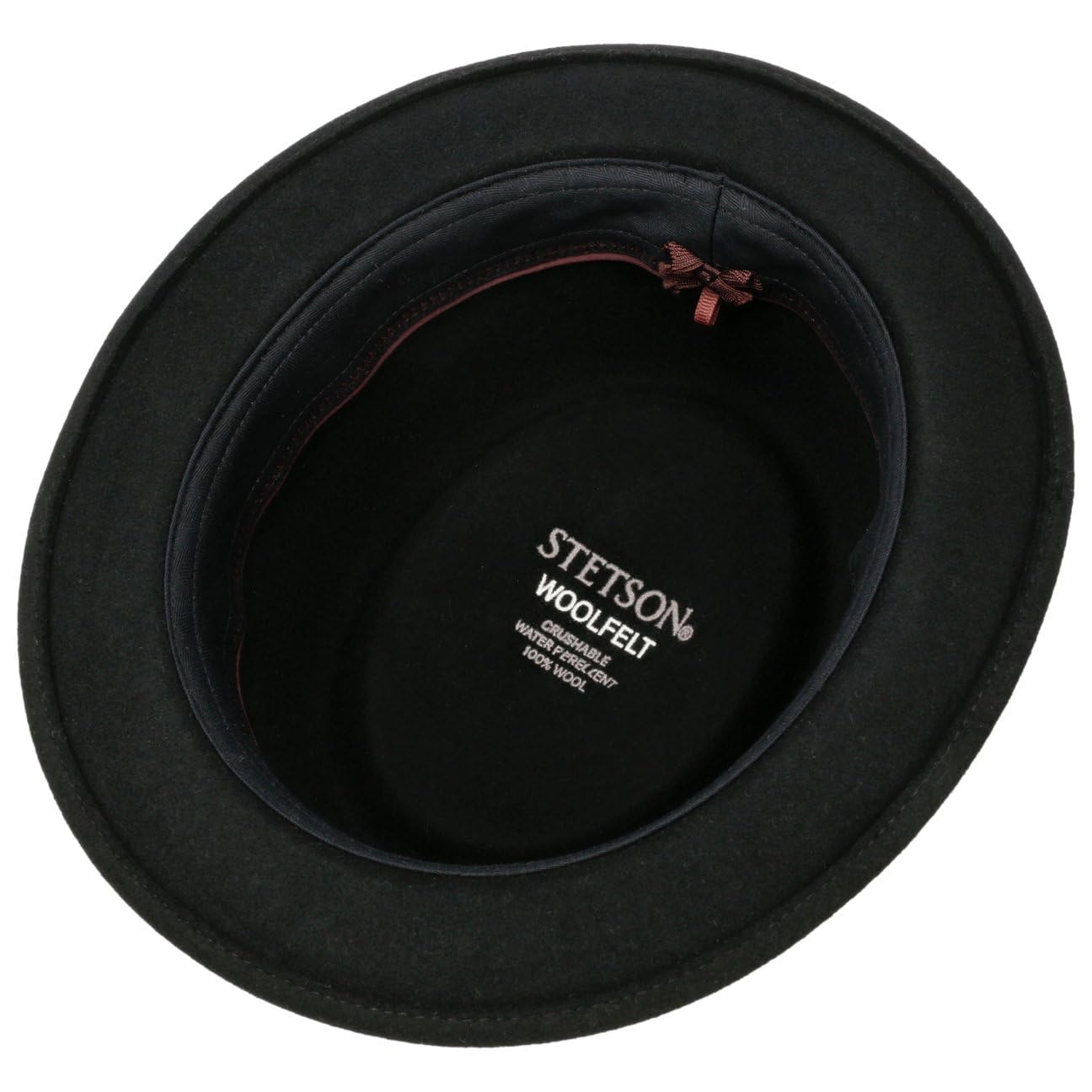 Stetson CHAPEAUSHOP Vancosta Chapeau Pork Pie Feutre de Laine Hydrofuge Unisexe Toutes Saisons