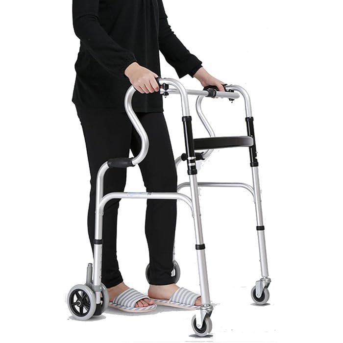 Buy KAIHER Lightweight Adult Walking Frame, Folding Rollator Walker