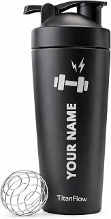 Foundation Gift Personalised Gym Shaker Bottle 750ml Stainless Steel | Custom Name Engraved Protein Shaker Bottle | Leak P... Price In India