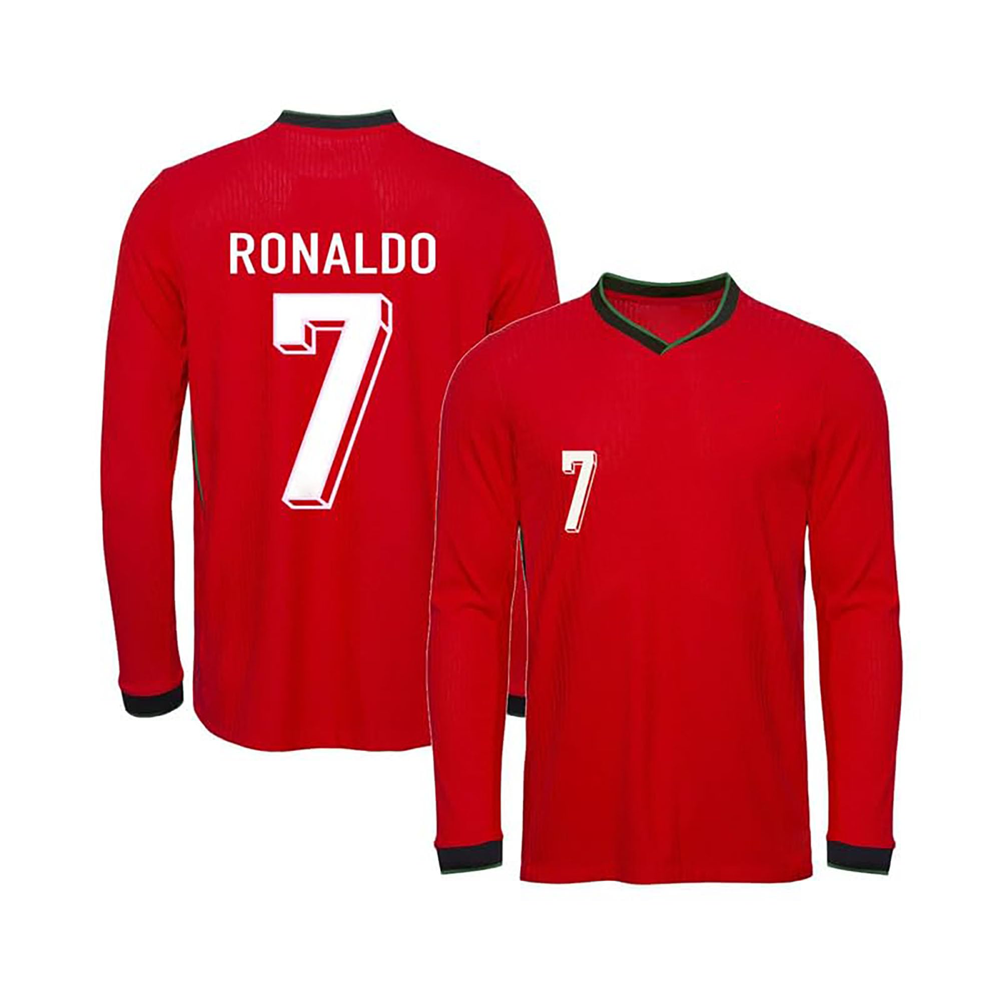 Ronaldo 7 Home Away Kit Football Jersey Boys 2024 (Kid's, Boy's& Men)