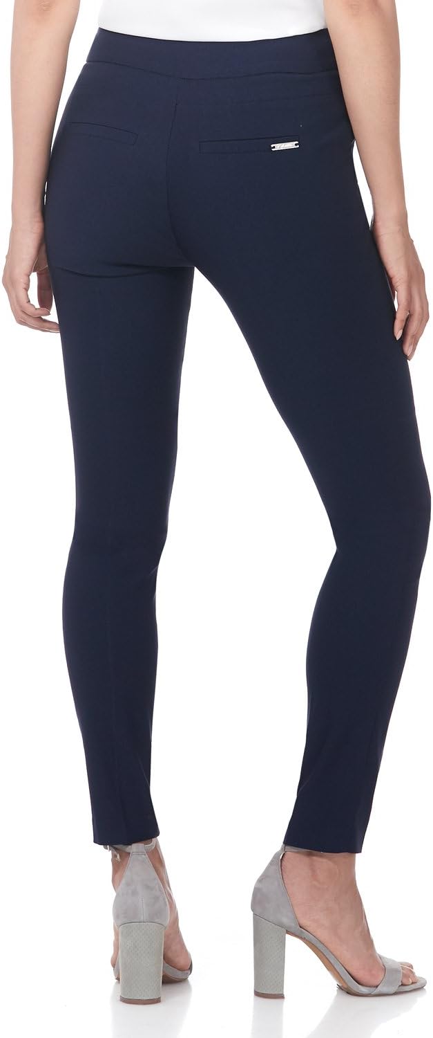 Rekucci Women’s Stretch Pull-On Skinny Work Pant – Tummy-Control, Zip Pockets, Legging Fit – Office & Casual - Image 3