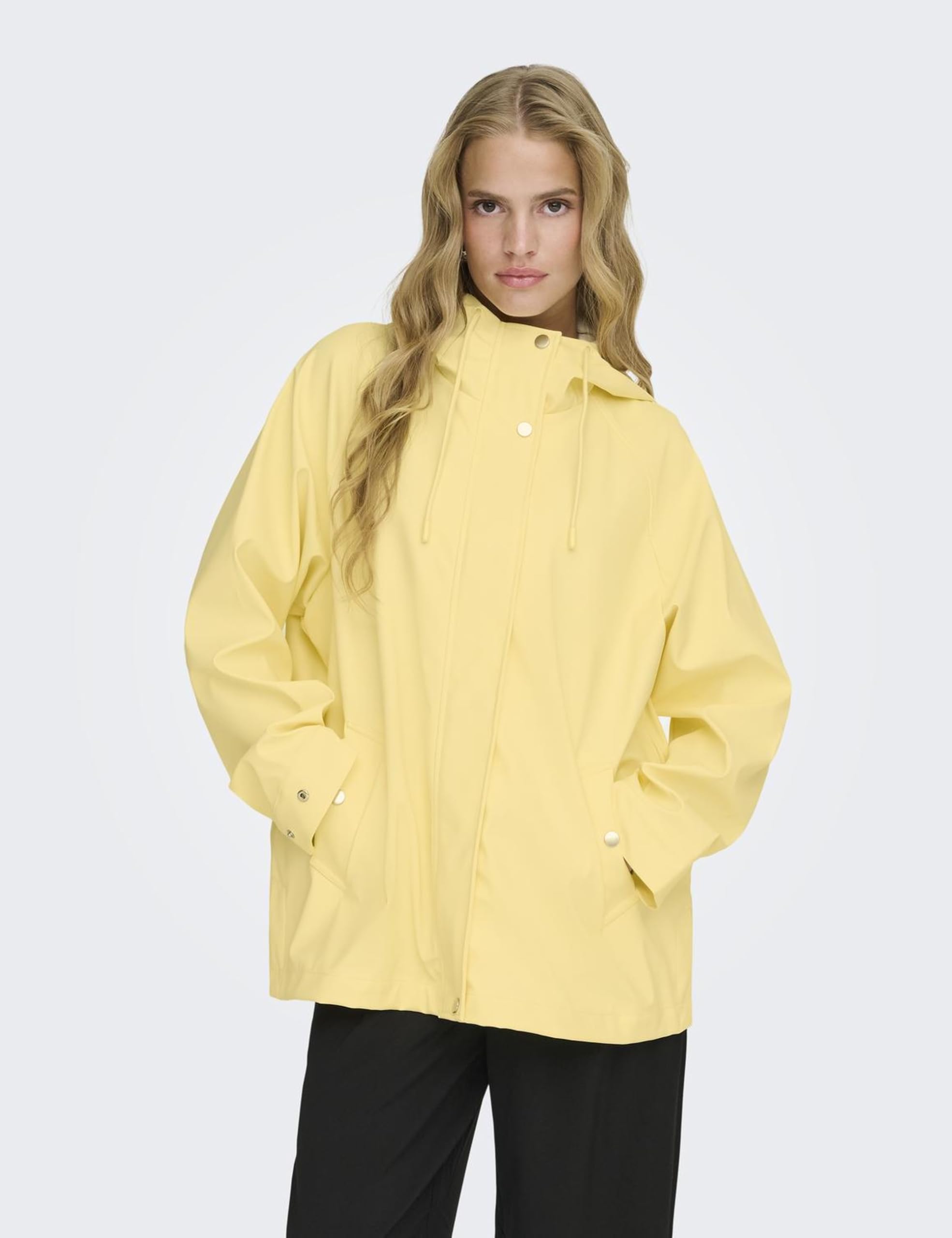 ONLY Onlelisa Raincoat Impemeable Corto Mujer