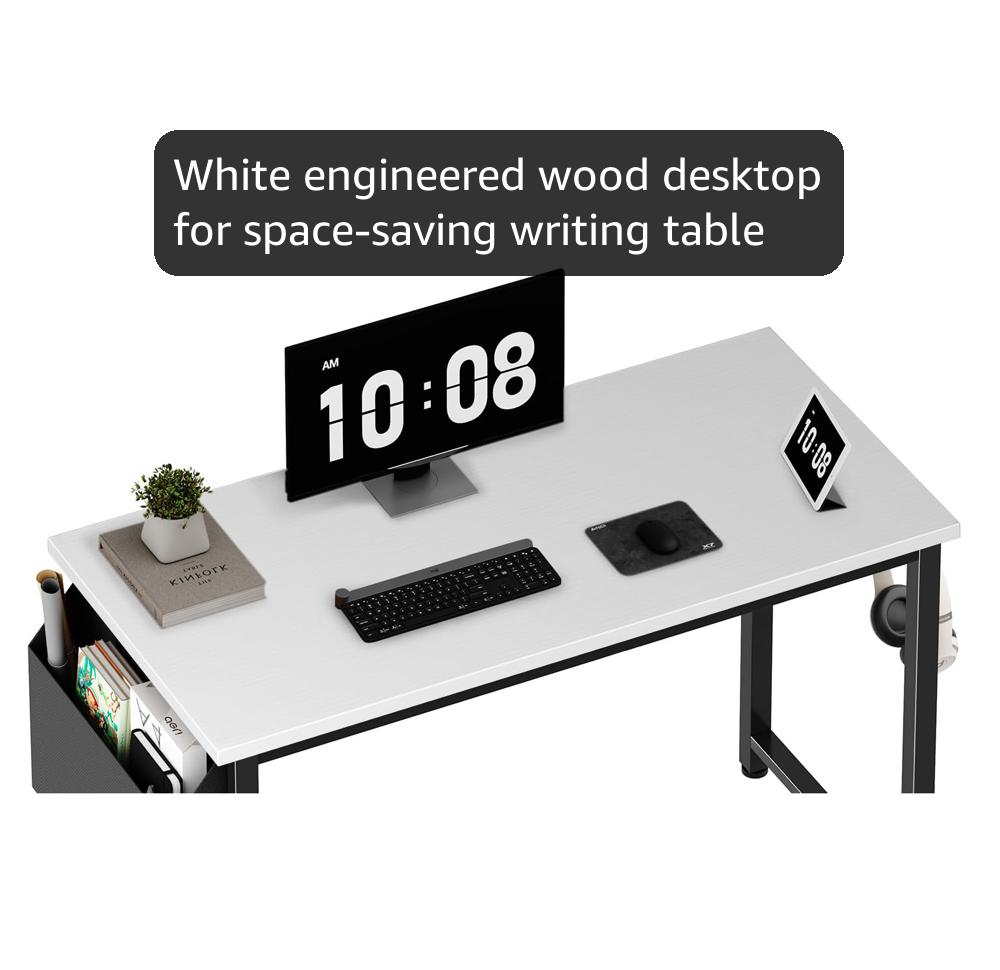 Amazon.com: Lufeiya Computer Desk White Writing Table for Small