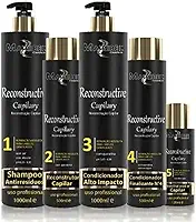 Kit Cauterização e Reconstrução Capilar Mairibél Cosmeticos Completo 05 Produtos