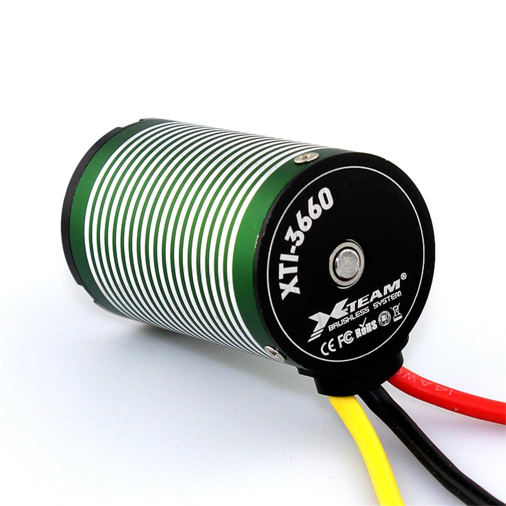3660 1900KV/2100KV/2400KV/2700KV/3200KV/3800KV silnik bezszczotkowy do 1/10 Buggy Drift On-Road RC Car (zielony 2400KV)